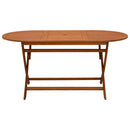 vidaXL tömör eukaliptuszfa összecsukható kerti asztal 160 x 85 x 75 cm