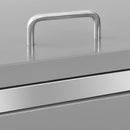 vidaXL acél tároló három gurítható szemeteskukához 207x77,5x112,5 cm