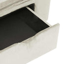 vidaXL krémszínű plüss kutyakanapé fiókkal 75 x 50 x 38 cm