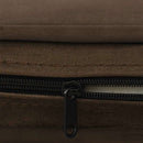 vidaXL barna plüss kutyakanapé 67 x 47 x 36 cm