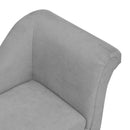 vidaXL szürke plüss kutyakanapé párnával 83 x 44 x 44 cm