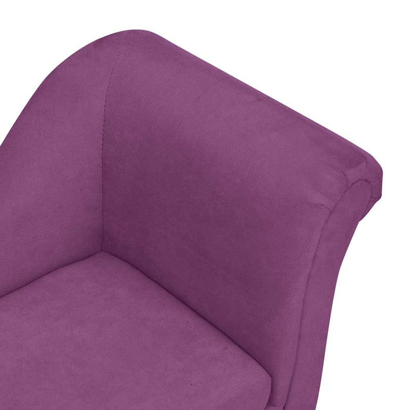 vidaXL burgundi vörös plüss kutyakanapé párnával 83 x 44 x 44 cm