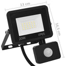 vidaXL meleg fehér fényű szenzoros LED reflektor 20 W