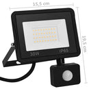 vidaXL meleg fehér fényű szenzoros LED-reflektor 30 W