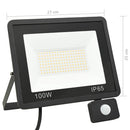 vidaXL meleg fehér fényű szenzoros LED-reflektor 100 W
