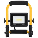 vidaXL meleg fehér fényű fogantyúval ellátott LED-es reflektor 20 W