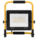 vidaXL meleg fehér fényű fogantyúval ellátott LED-es reflektor 100 W