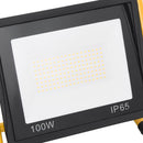 vidaXL meleg fehér fényű fogantyúval ellátott LED-es reflektor 100 W