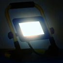 vidaXL hideg fehér fényű fogantyúval ellátott LED-es reflektor 30 W