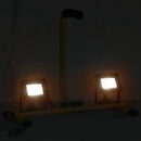 vidaXL meleg fehér fényű fogantyúval ellátott LED-es reflektor 2x10 W