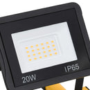 vidaXL hideg fehér fényű fogantyúval ellátott LED-es reflektor 2x20 W