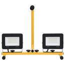 vidaXL hideg fehér fényű fogantyúval ellátott LED-es reflektor 2x30 W