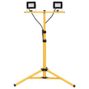 vidaXL hideg fehér fényű háromlábú LED-es reflektor 2 x 20 W