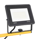 vidaXL hideg fehér fényű háromlábú LED-es reflektor 2 x 50 W