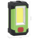 vidaXL hideg fehér fényű hordozható napelemes LED-es reflektor 7 W
