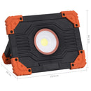 vidaXL hideg fehér fényű hordozható ABS LED-reflektor 10 W