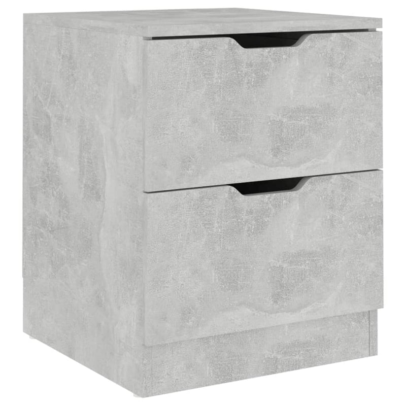 vidaXL betonszürke forgácslap éjjeliszekrény 40 x 40 x 50 cm