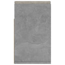 vidaXL betonszürke szerelt fa cipőtároló pad párnával 104 x 30 x 49 cm