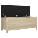 vidaXL sonoma tölgy színű tárolódoboz párnával 105 x 40 x 45 cm