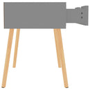 vidaXL 2 db szürke szerelt fa éjjeliszekrény 40 x 40 x 56 cm