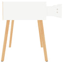 vidaXL 2 db magasfényű fehér szerelt fa éjjeliszekrény 40x40x56 cm