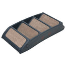 vidaXL összecsukható sötétszürke 4 fokos kutyalépcső