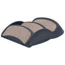 vidaXL összecsukható sötétszürke 3 fokos kutyalépcső