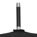 vidaXL fekete automatikus esernyő 105 cm