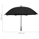 vidaXL fekete esernyő 130 cm