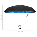 vidaXL fekete C-markolatú esernyő 108 cm