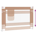 vidaXL tópszínű szövet biztonsági leesésgátló 90 x 25 cm