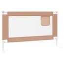 vidaXL tópszínű szövet biztonsági leesésgátló 120 x 25 cm