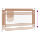 vidaXL tópszínű szövet biztonsági leesésgátló 120 x 25 cm