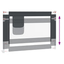 vidaXL sötétszürke szövet biztonsági leesésgátló 90 x 25 cm