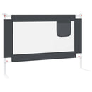 vidaXL sötétszürke szövet biztonsági leesésgátló 100 x 25 cm