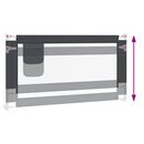 vidaXL sötétszürke szövet biztonsági leesésgátló 160 x 25 cm