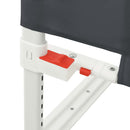 vidaXL sötétszürke szövet biztonsági leesésgátló 190 x 25cm