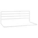 vidaXL fehér vas biztonsági leesésgátló (76-137) x 55 cm