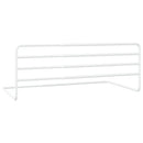 vidaXL fehér vas biztonsági leesésgátló (76-137) x 55 cm