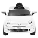 vidaXL fehér elektromos gyerek autó Fiat 500
