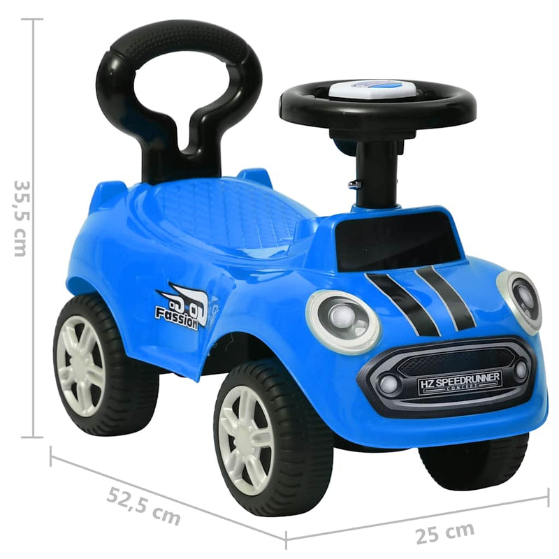 vidaXL kék pedálos autó