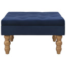 vidaXL tengerészkék bársony ülőke 60 x 60 x 36 cm