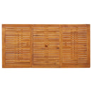 vidaXL tömör akácfa kerti étkezőasztal 180 x 90 x 75 cm