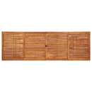 vidaXL tömör akácfa kerti étkezőasztal 280 x 90 x 75 cm