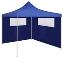 vidaXL kék ablakos pavilonfal 6 x 2 m