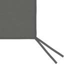 vidaXL antracitszürke ablakos pavilonfal 4 x 2 m