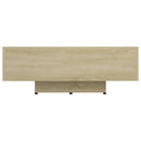 vidaXL sonoma tölgy színű szerelt fa dohányzóasztal 80 x 55 x 31 cm