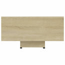 vidaXL sonoma tölgy színű szerelt fa dohányzóasztal 80 x 55 x 31 cm