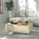vidaXL sonoma tölgy színű szerelt fa dohányzóasztal 80 x 55 x 31 cm