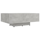 vidaXL betonszürke szerelt fa dohányzóasztal 85 x 55 x 31 cm